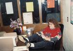 Ashley hard at work